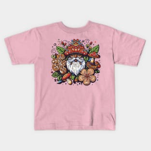 Cottagecore Vibes Santa Claus Kids T-Shirt